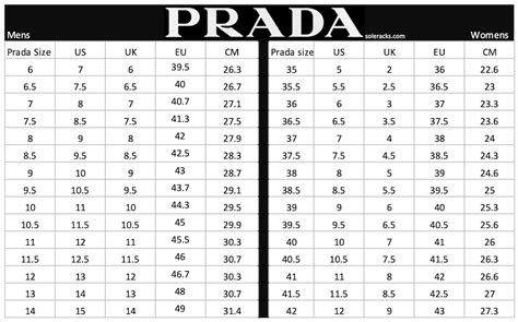 prada shoe size chart mens|prada size conversion chart.